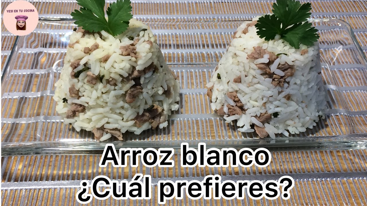 Arroz blanco con carne de res y cilantro