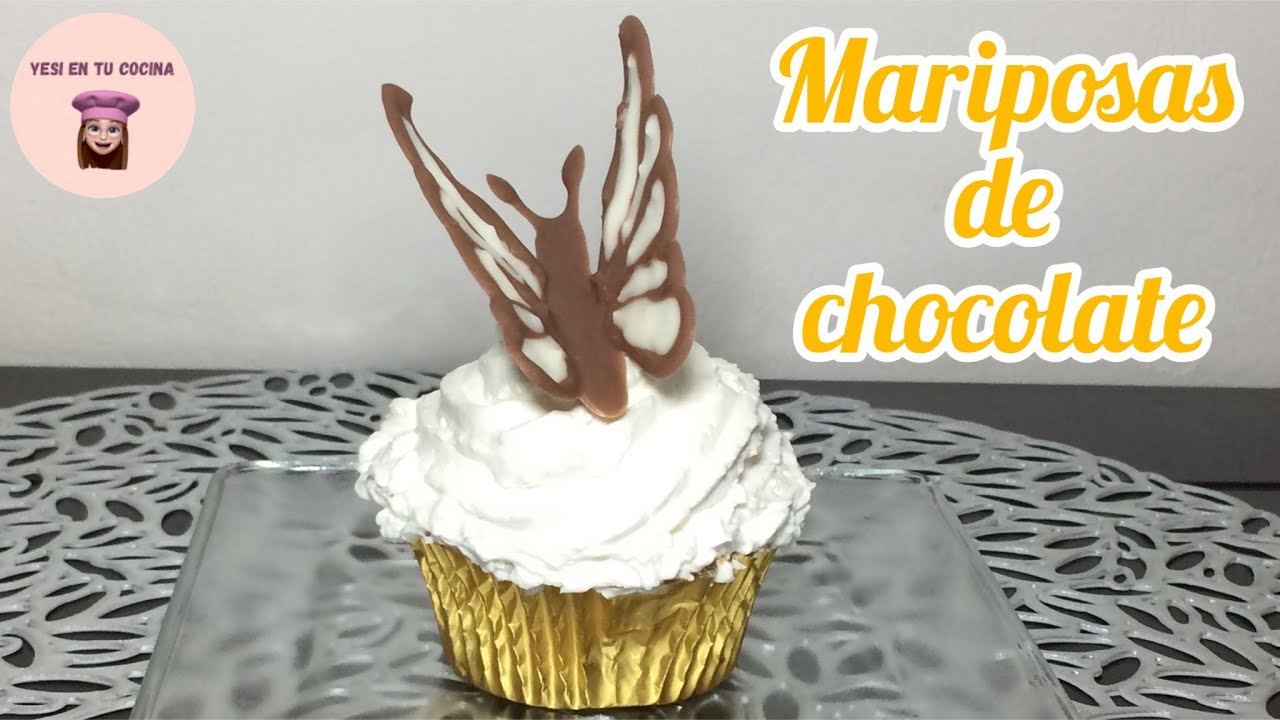 Mariposas de chocolate